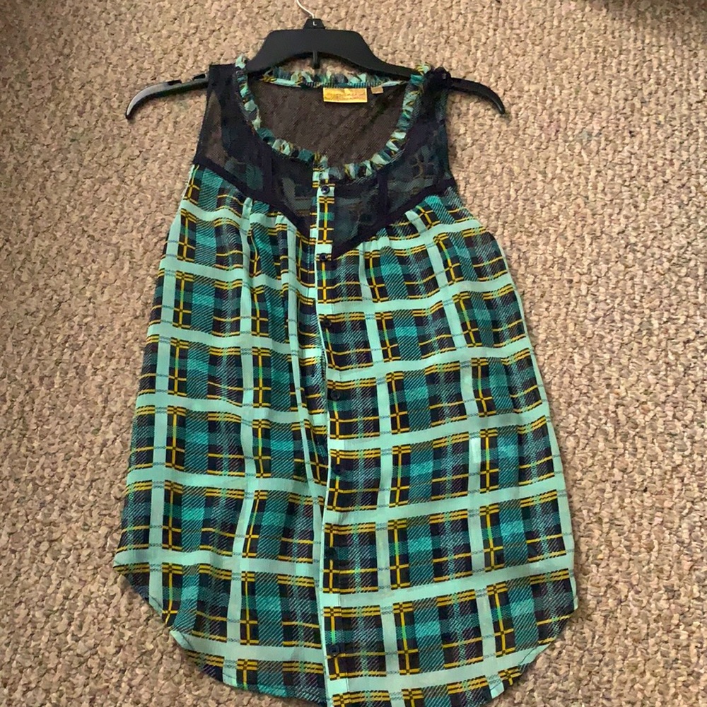 Button Down Tank Top